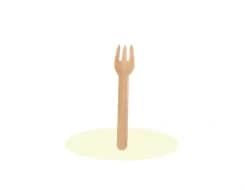 PF05-PF06 | 100% Compostable FSC Paper Fork, FSC Paperboard