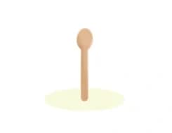 PS05-PS06 | 100% Compostable FSC Paper Spoon, FSC Paperboard