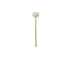 WSD150 | 6’’ Disposable Wooden Disc Top Cocktail Stirrer, Compostable