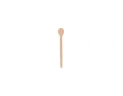 WSD80 | 3.2’’ Disposable Wooden Disc Top Cocktail Stirrer, Compostable