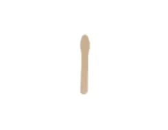 113125 | 5''  Disposable Wooden Ice Cream Scoop, Compostable