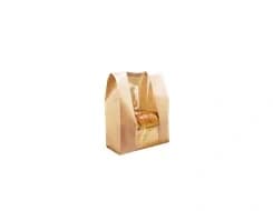 20118W | Kraft Paper Bakery Bags with Window