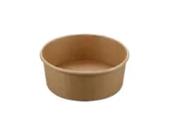 SB1200 | 42 oz (1200 ml) Kraft Paper Salad Bowl