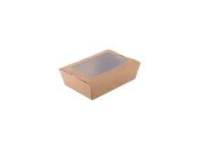 TB1200W | 1200 ml Kraft Paper Salad Box with Window