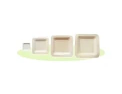 1141 | Bamboo Square Plates
