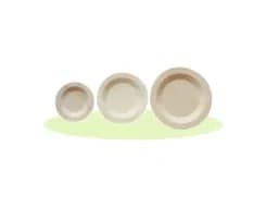1142 | Bamboo Round Plates