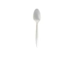 D1704 | 6.5'' Corn Starch Spoon, Biodegradable