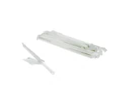 SA775W | 7.75" Jumbo PLA Straw, Individually Wrapped