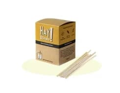 WS500 | 100% Compostable Natural Wheat Straws 500CT