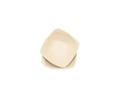 840365 | Reusable & Biodegradable BambooWare, 6.5” Square Bowl, Glossy