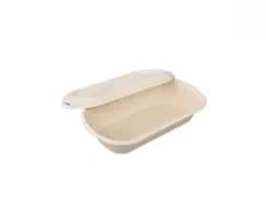 1201 | 750 ml Bagasse Lunch Box with Lid
