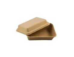 1205 | 1000 ml Bagasse Box with Lid