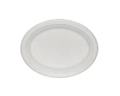 P030 | 12.5″ x 10″ Bagasse Oval Plate