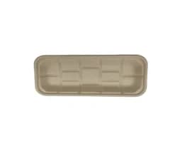 18702 | 10.1'' x 4.4'' Bagasse Sushi Tray