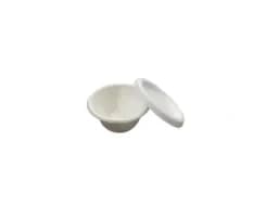 1102B | 2 oz Bagasse Cup with Bagasse Lid