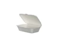B004 | 6" x 4" 500 ml Bagasse Clamshell Container