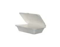 B034 | 9" x 6" 1000 ml Bagasse Clamshell Container