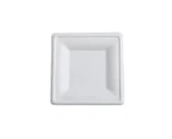 P035 | 8″ Bagasse Square Plate