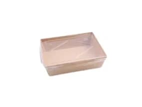 16700 | 700 ml Kraft Paper Salad Box with PET Lid