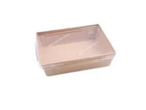 16900 | 900 ml Kraft Paper Salad Box with PET Lid
